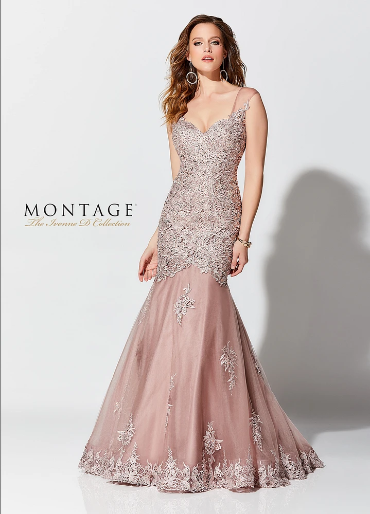Tulle Trumpet Gown