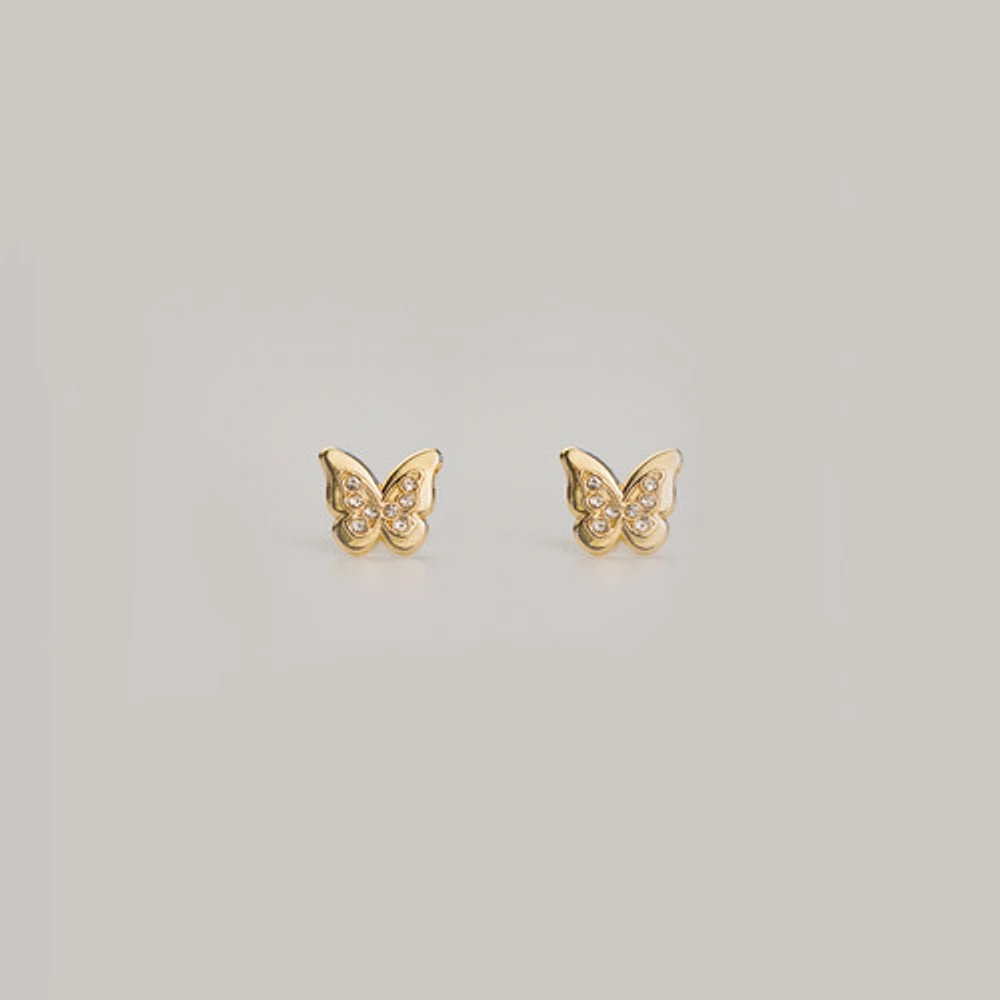 Gem Butterfly Studs