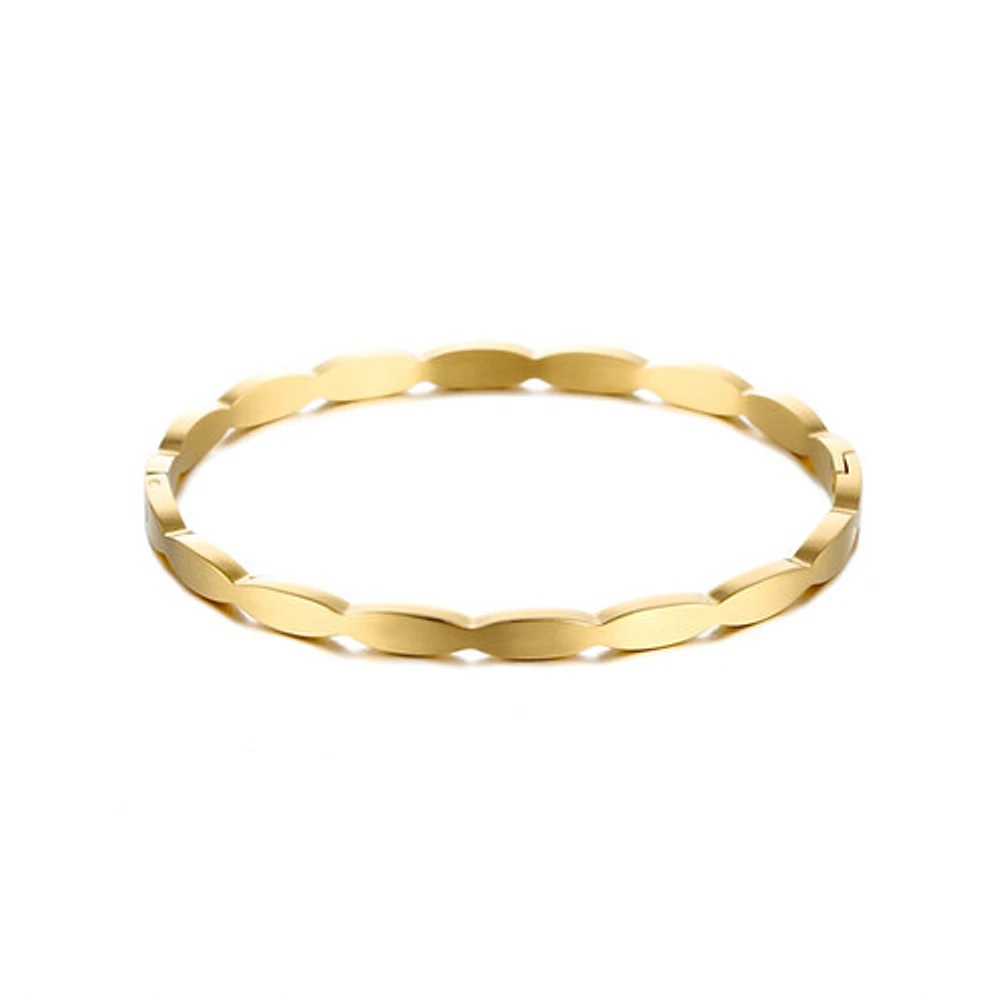 Oval Bangle Bracelet