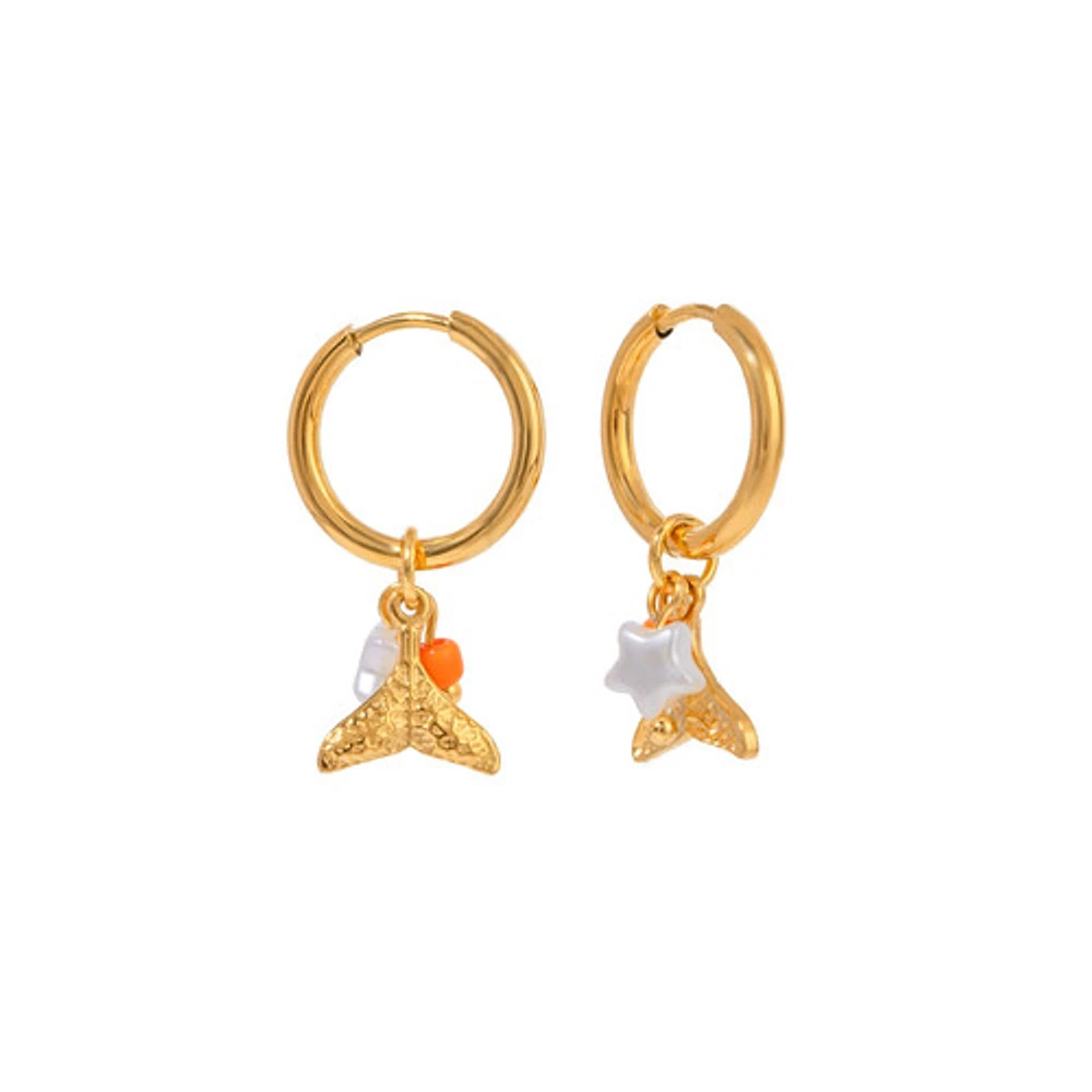 Star and Fish Hoops