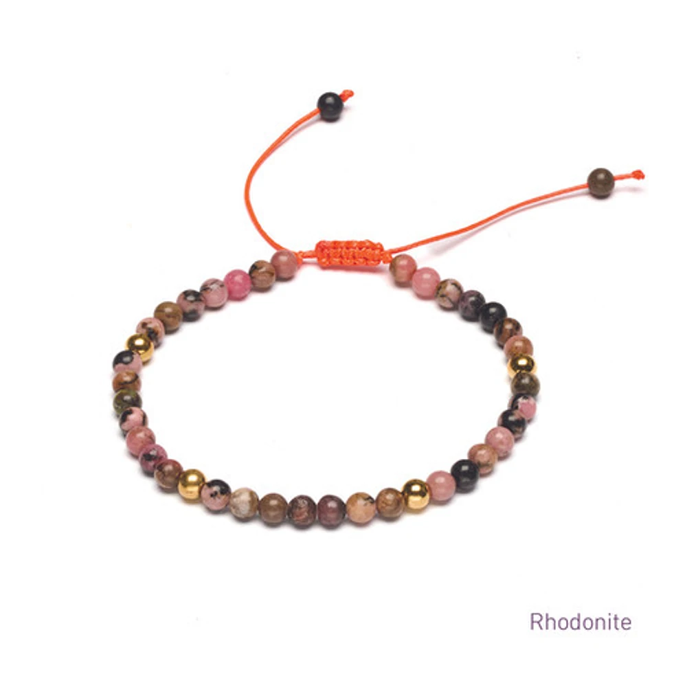 Braided Natural Crystal Bracelet (Dreamy Palettes)