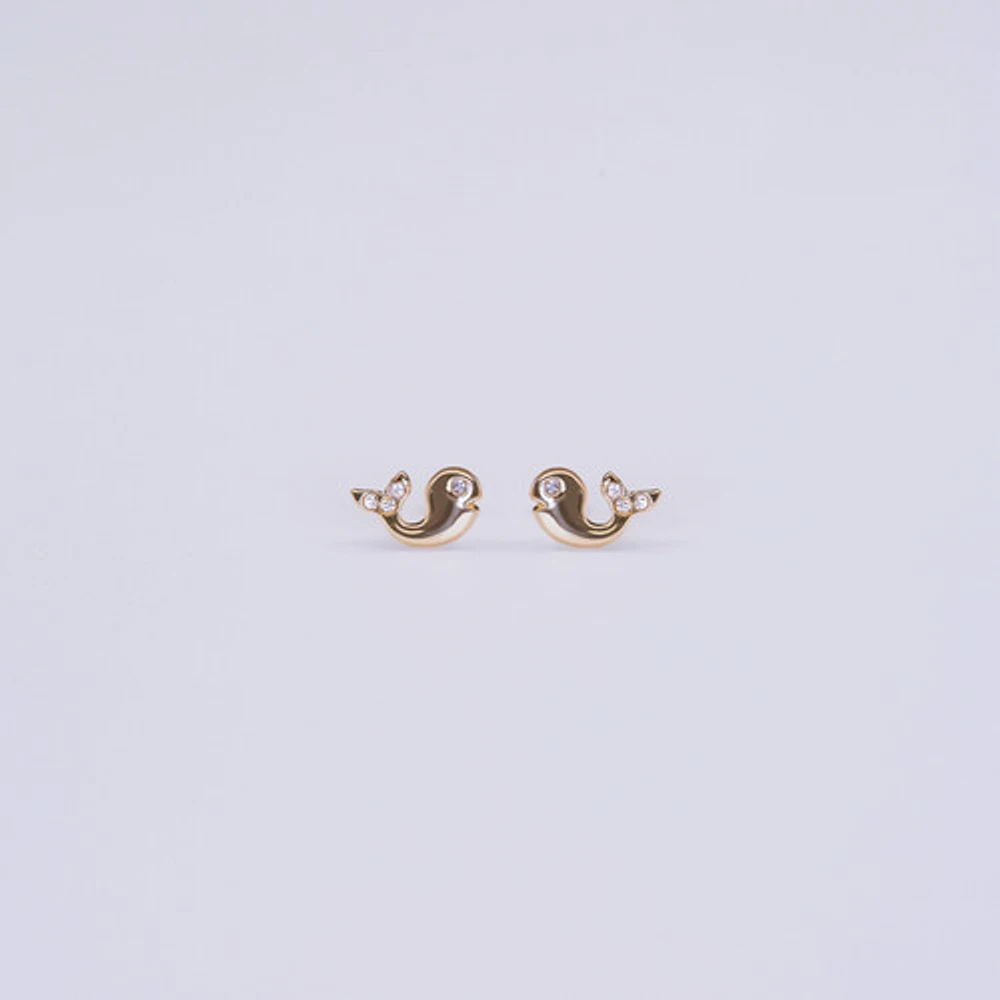 Whale Studs