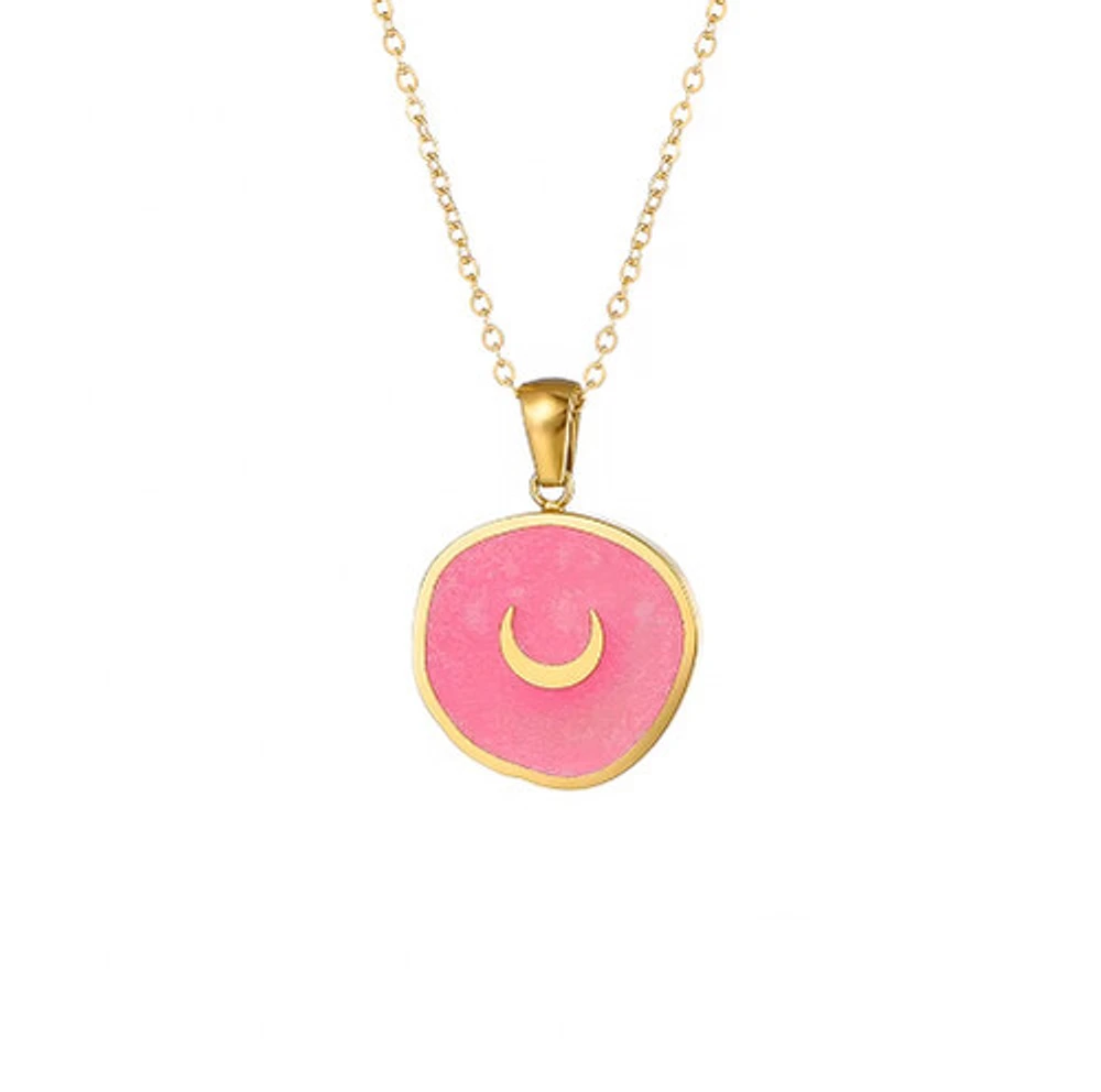 Pink Moon Necklace
