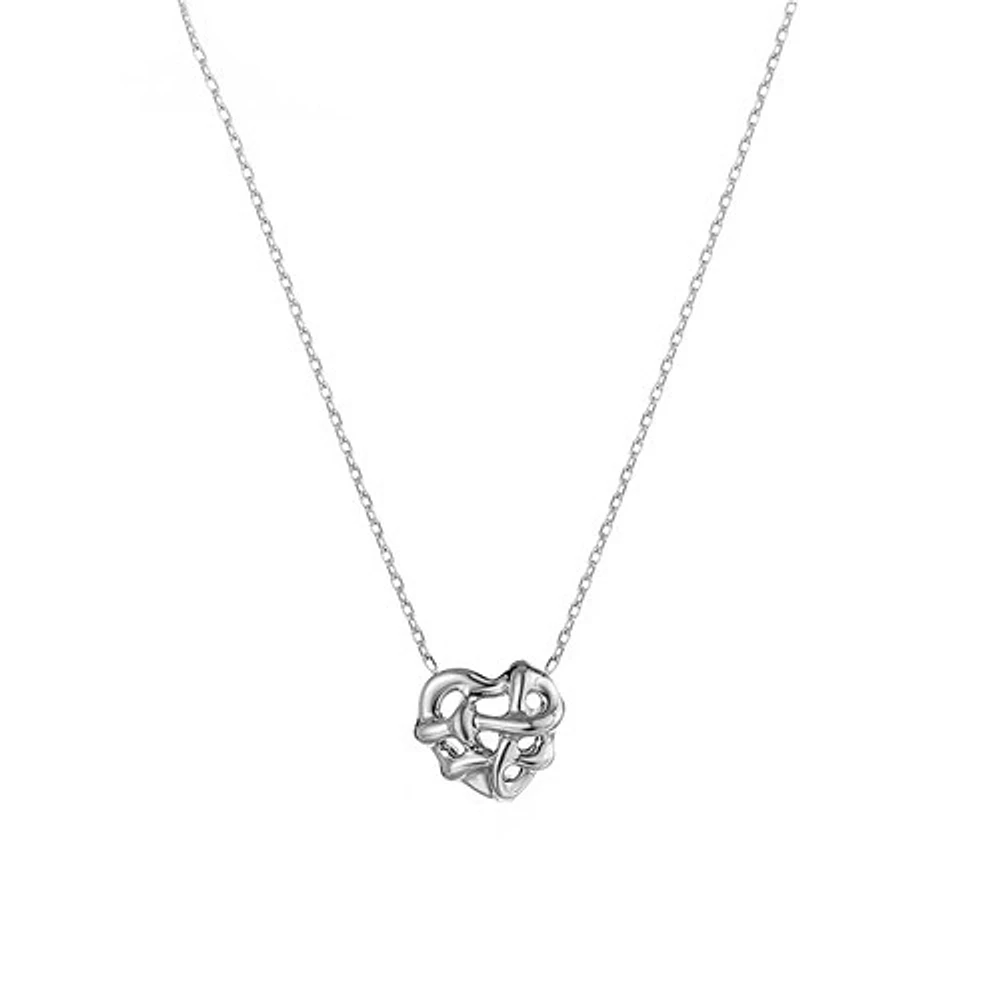 Steel Welded Heart Necklace