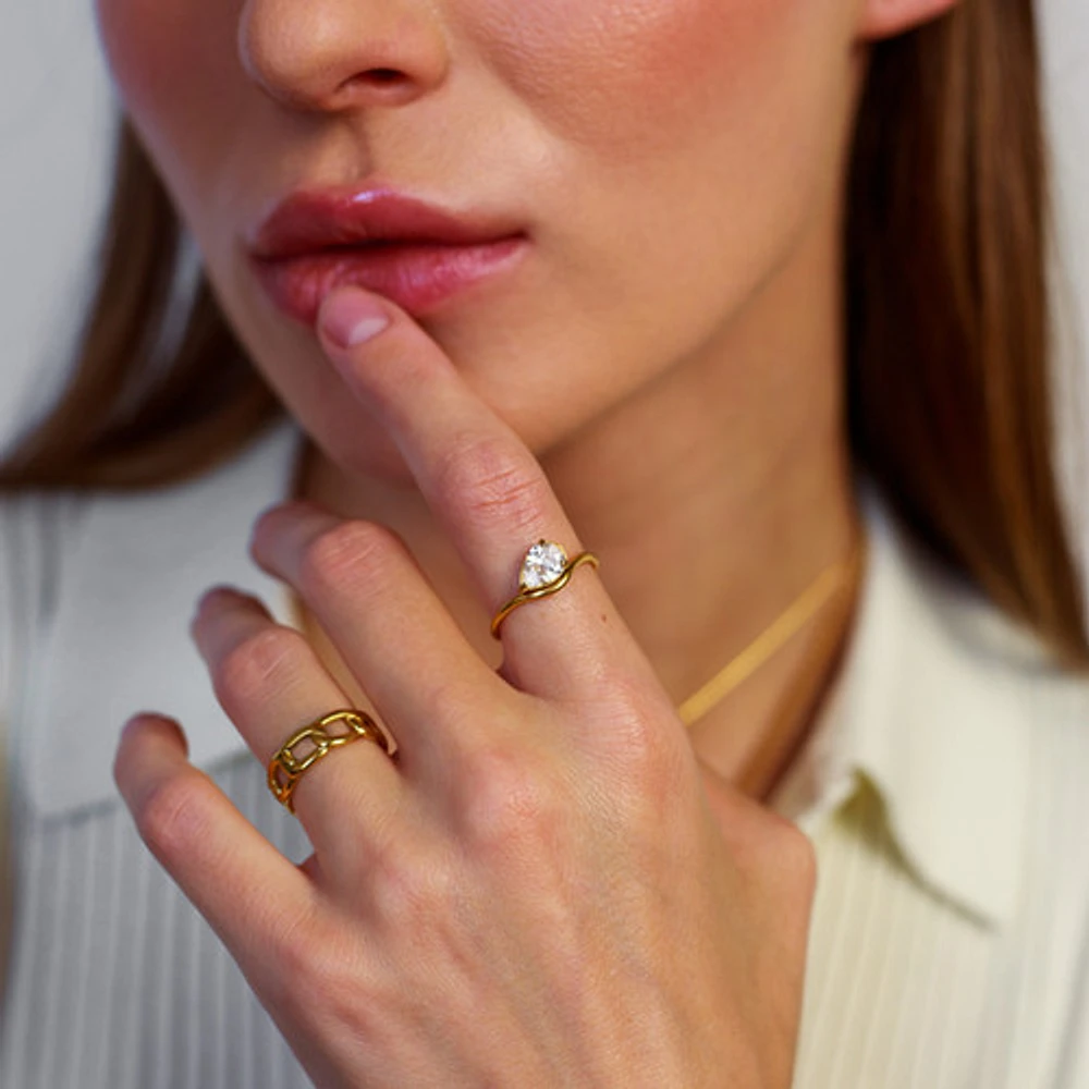 Floating Gemstone Ring