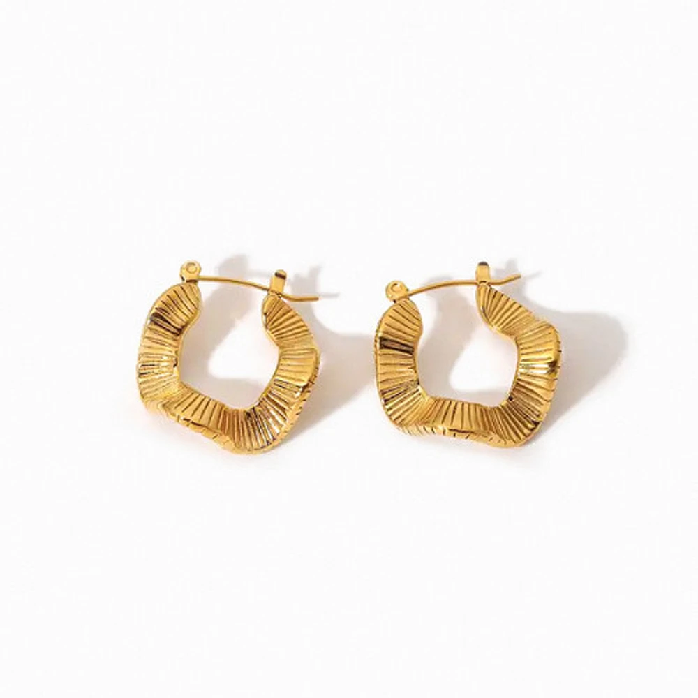 Abstract Eternity Hoops