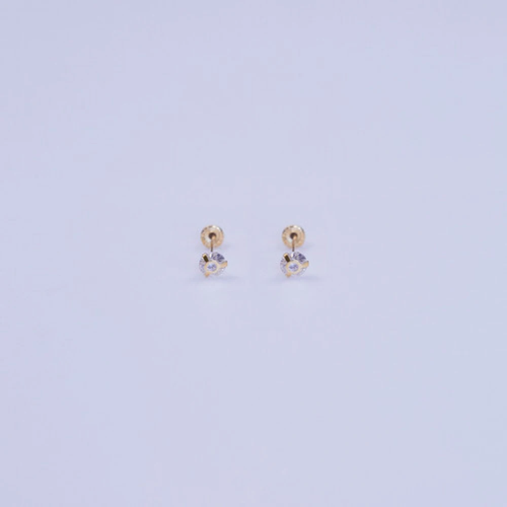 Geometric Gem Studs
