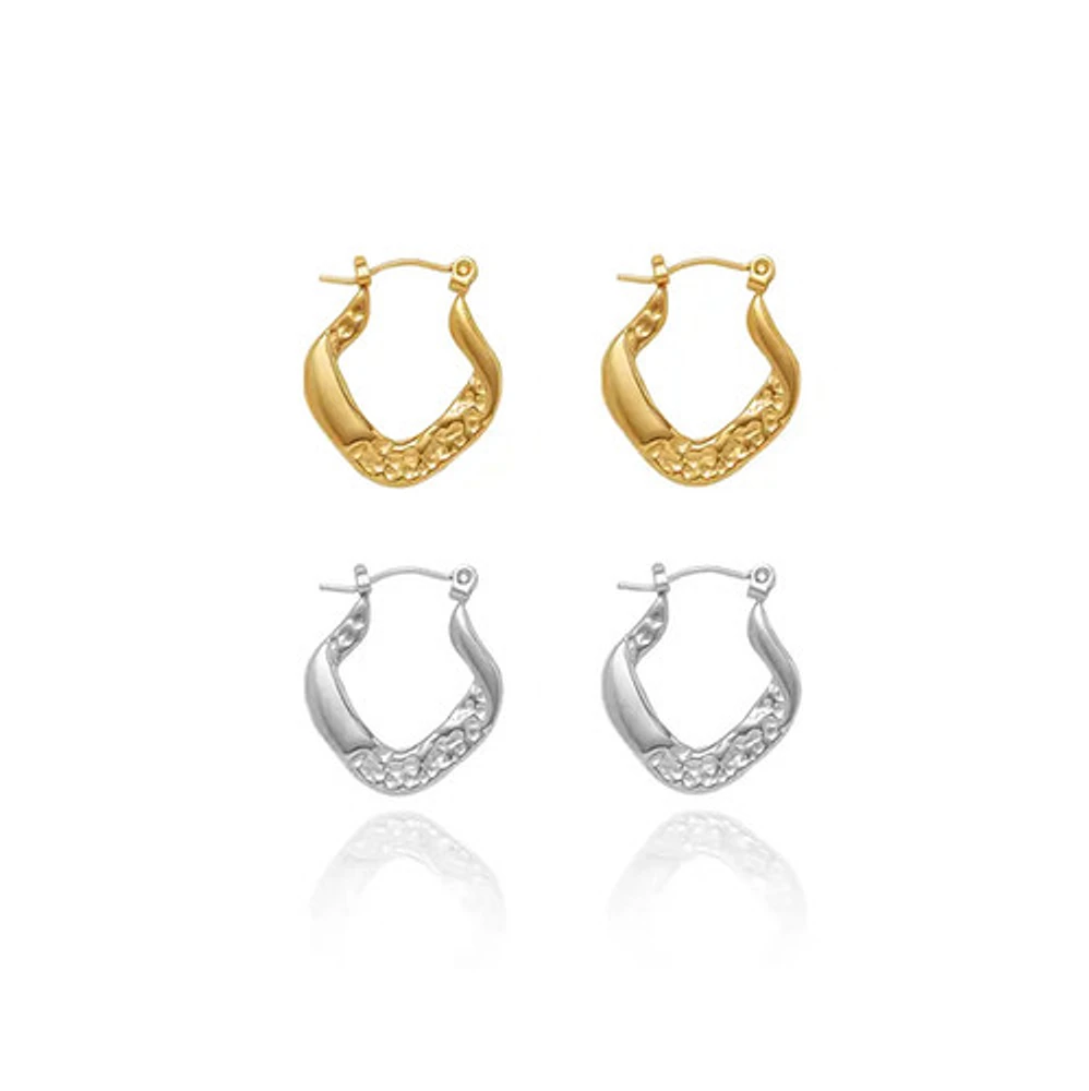 Abstract Stamped Hoops
