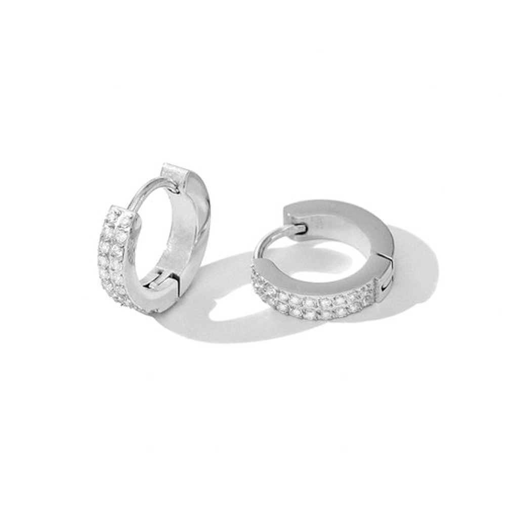 Steel Shimmer Lined Huggies