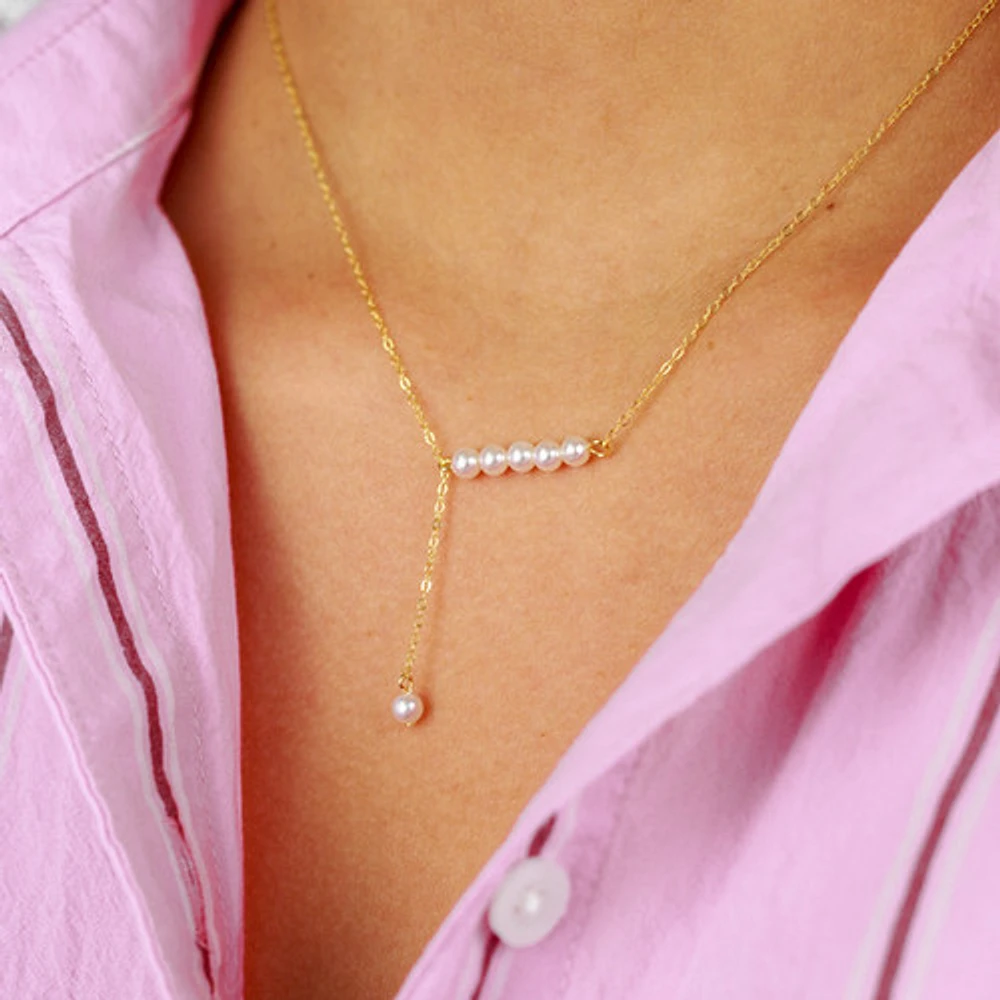 Pearl Bar Necklace