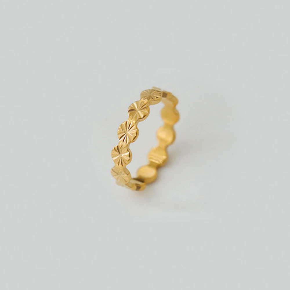 Patterned Eternity Ring