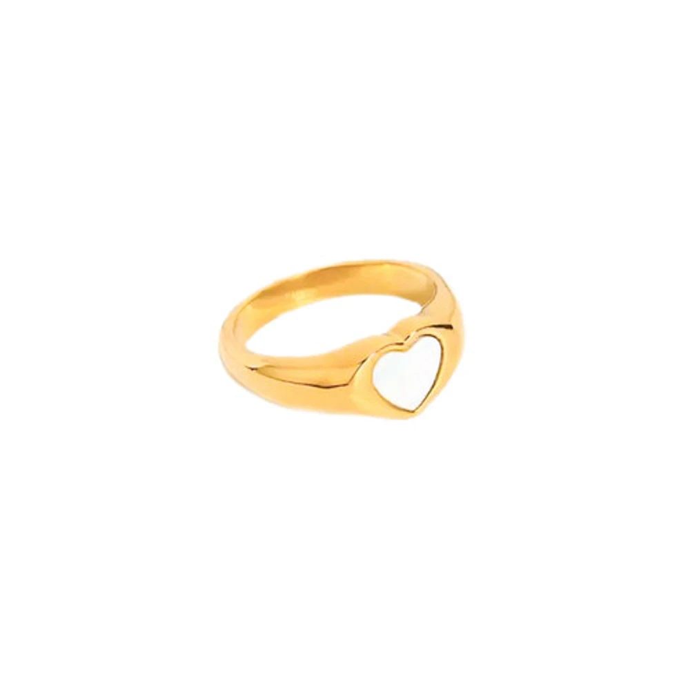 Shell Heart Ring