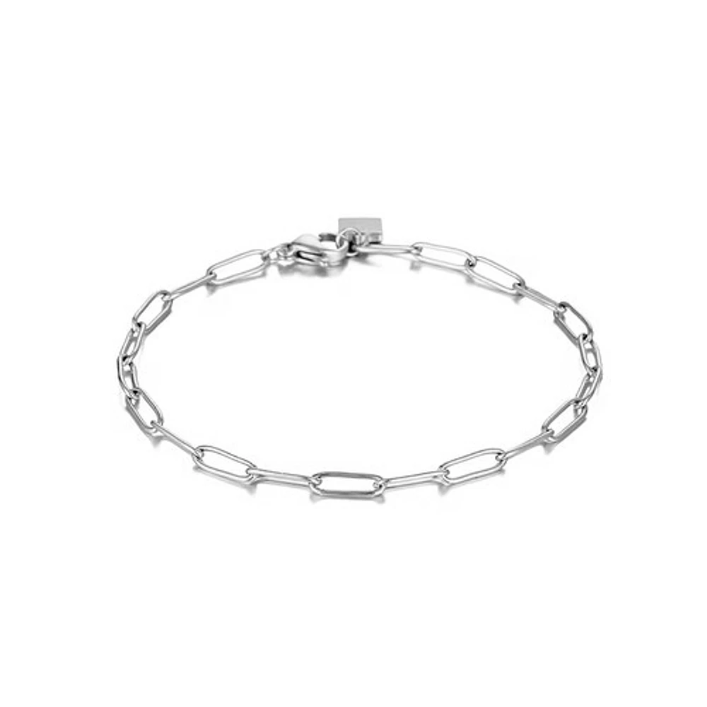 Steel Paperclip Chain Bracelet
