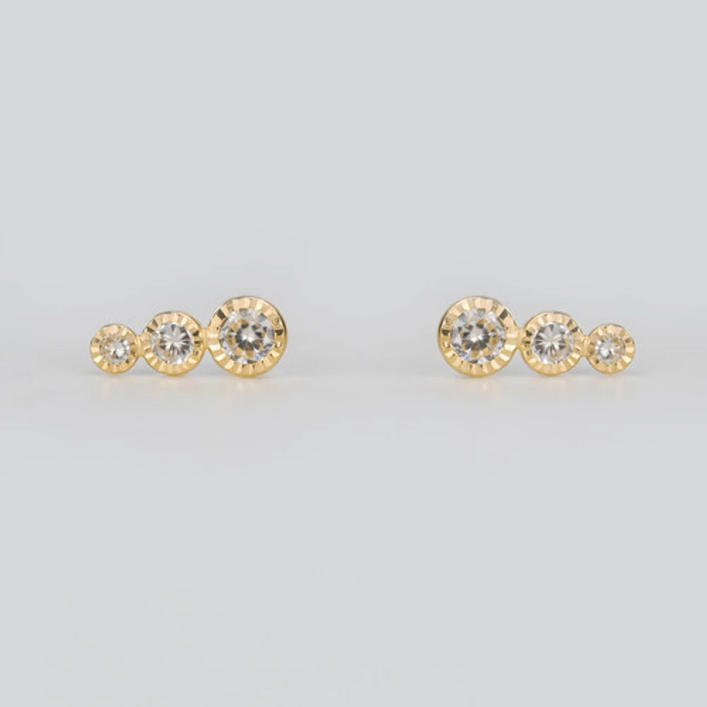 Trinity Button Studs