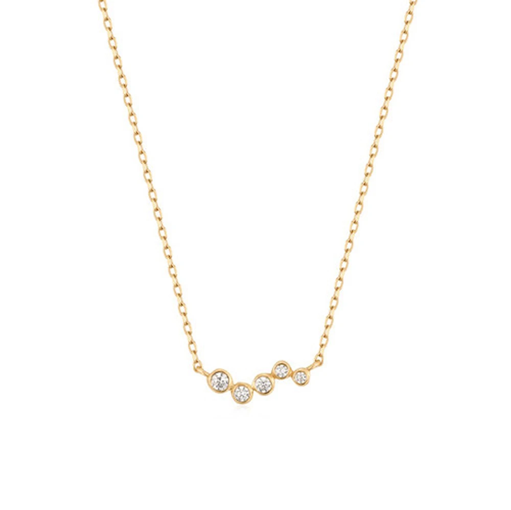 Diamond Wave Necklace