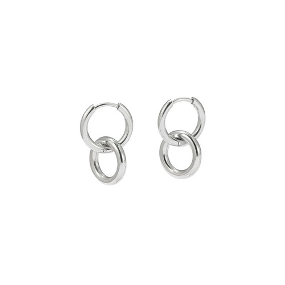 Steel Simple Ring Hoops