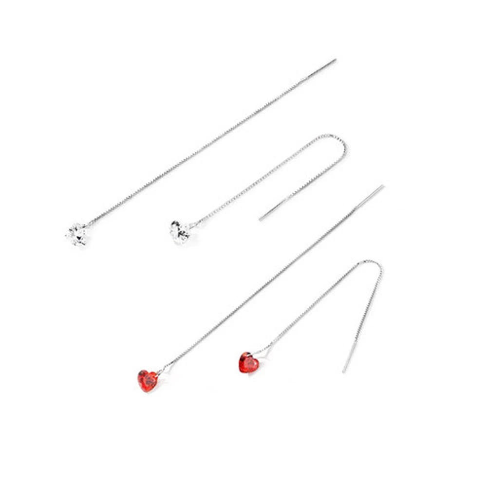 Heart Drop Earrings
