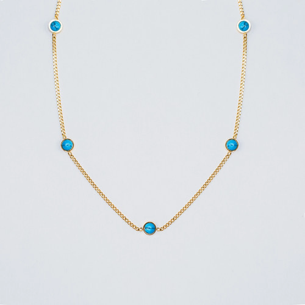Turquoise Chain Necklace