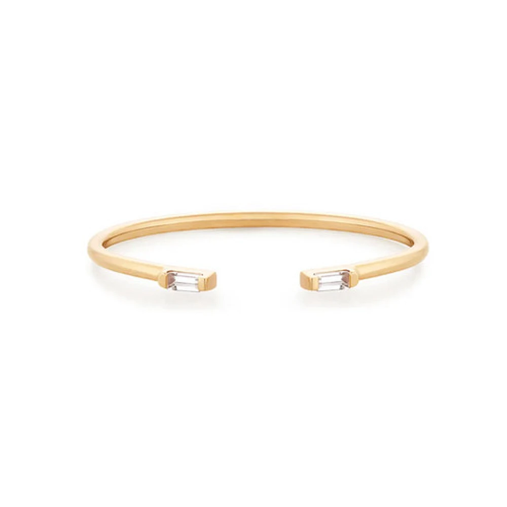 Topaz Open Front Ring