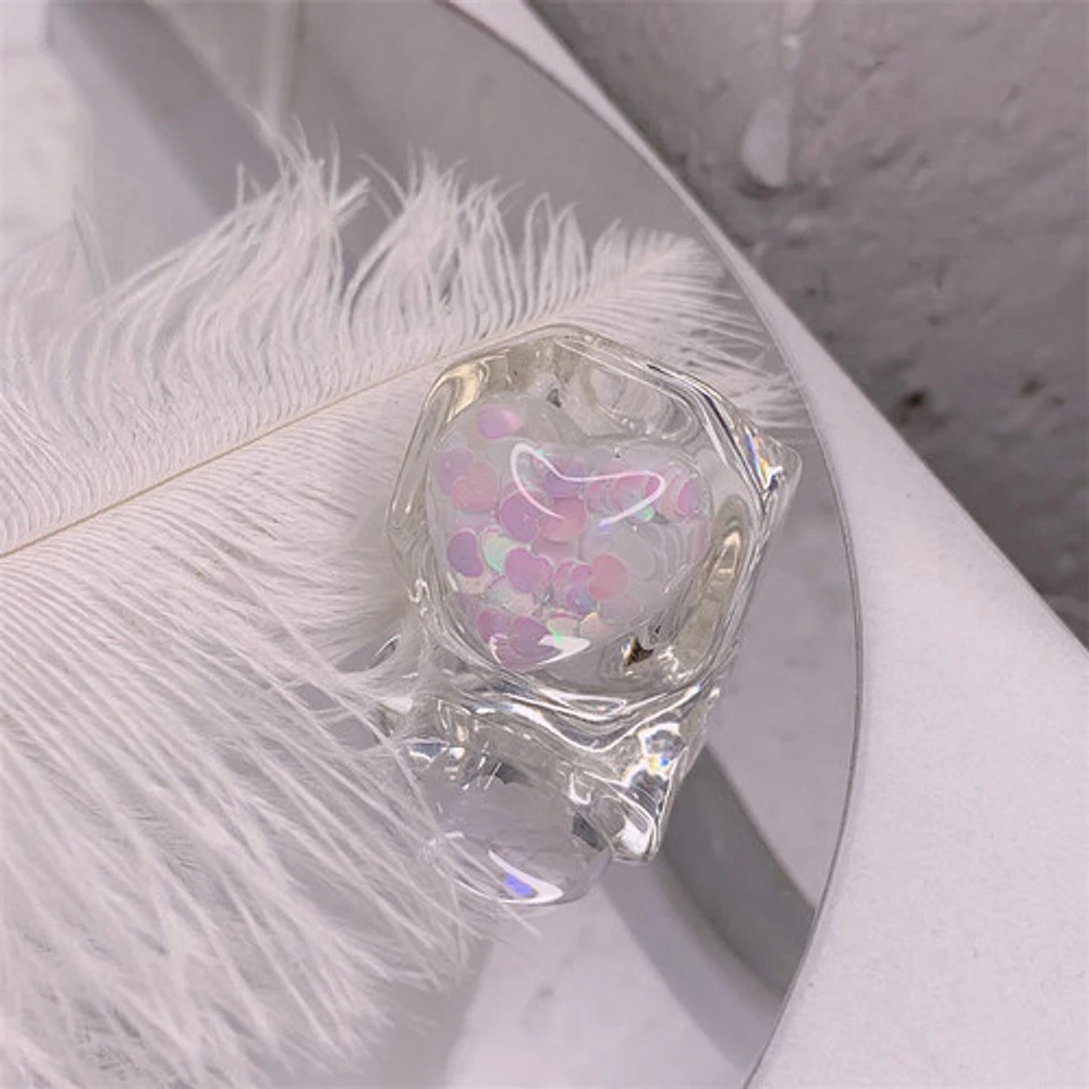Heart Signet Resin Ring