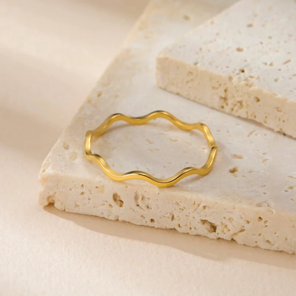 Wavy Stacking Ring
