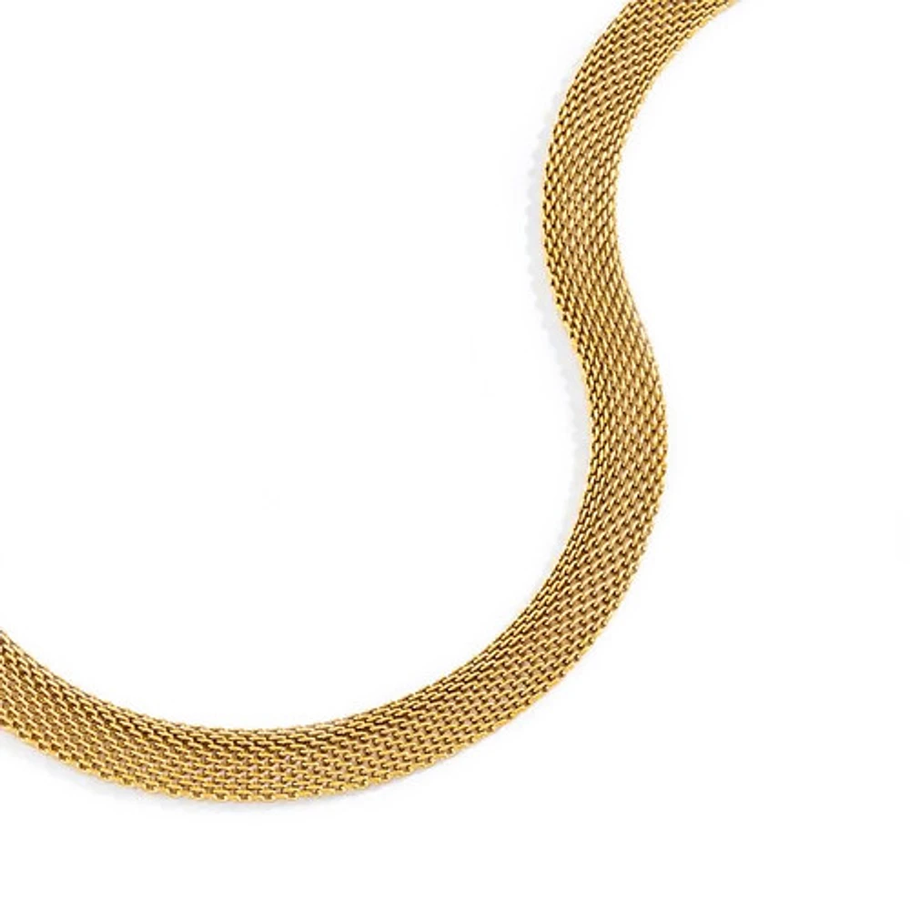Mesh Flat Choker Necklace