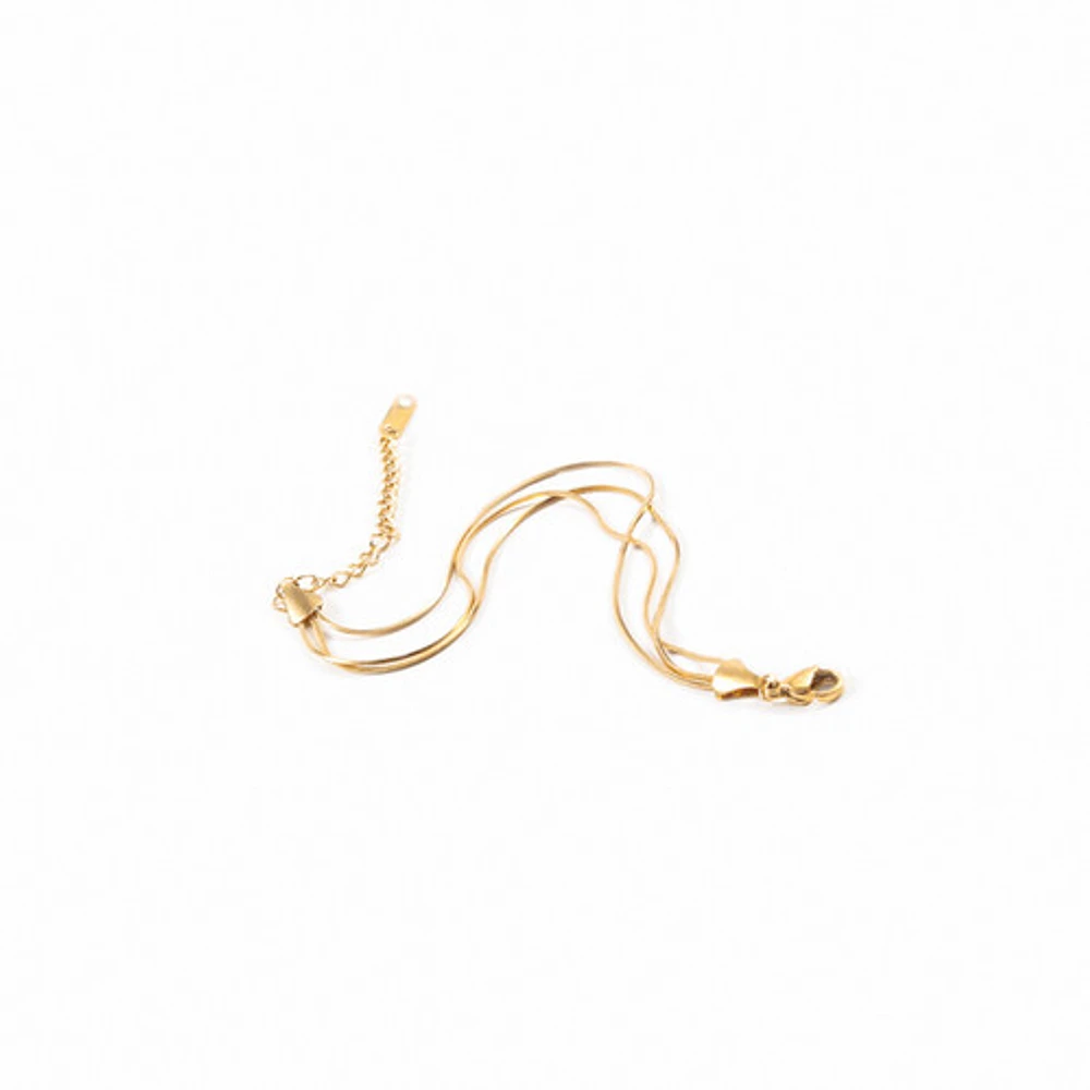 Multi Layer Skinny Chain Bracelet