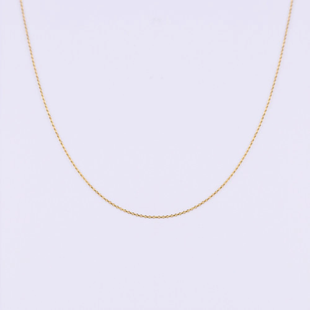 Thin O Shape Chain Necklace
