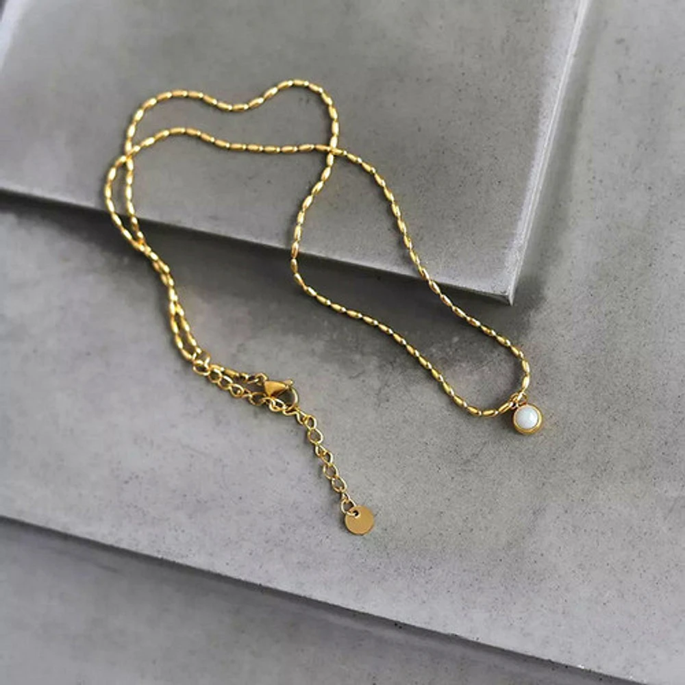 Blue Stone Necklace