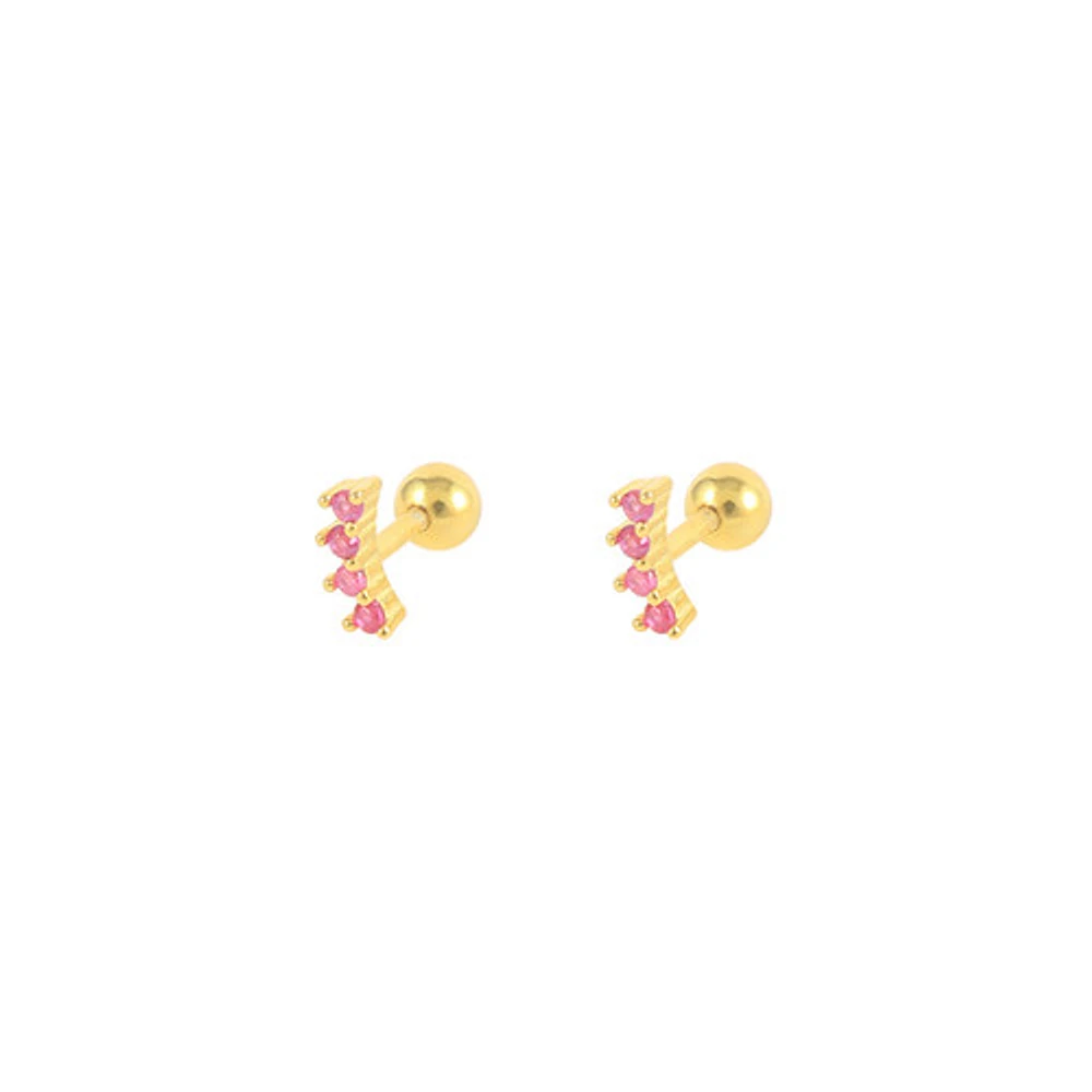Crystal Lined Studs
