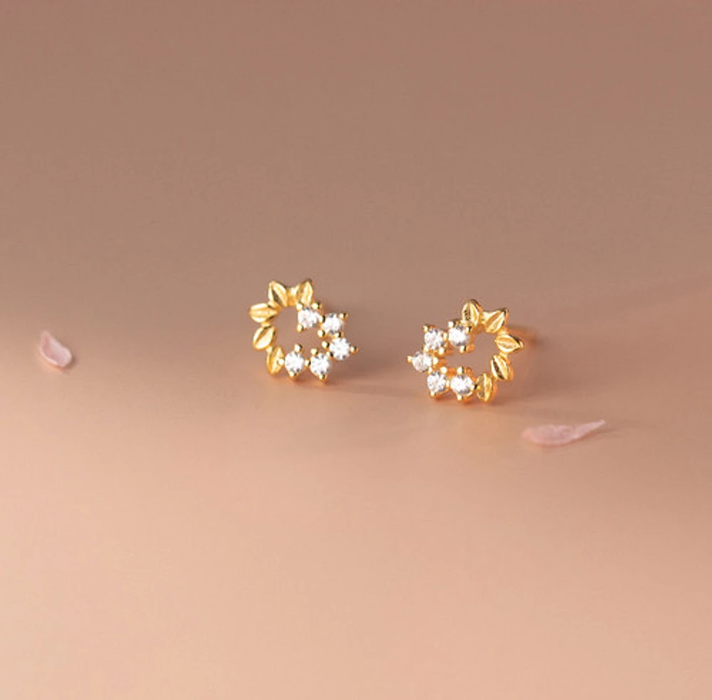 Summer Heart Studs