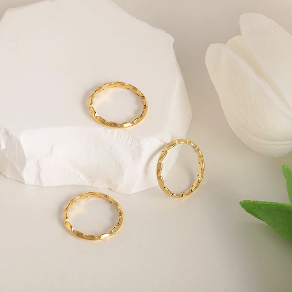 Leafy Stacking Ring