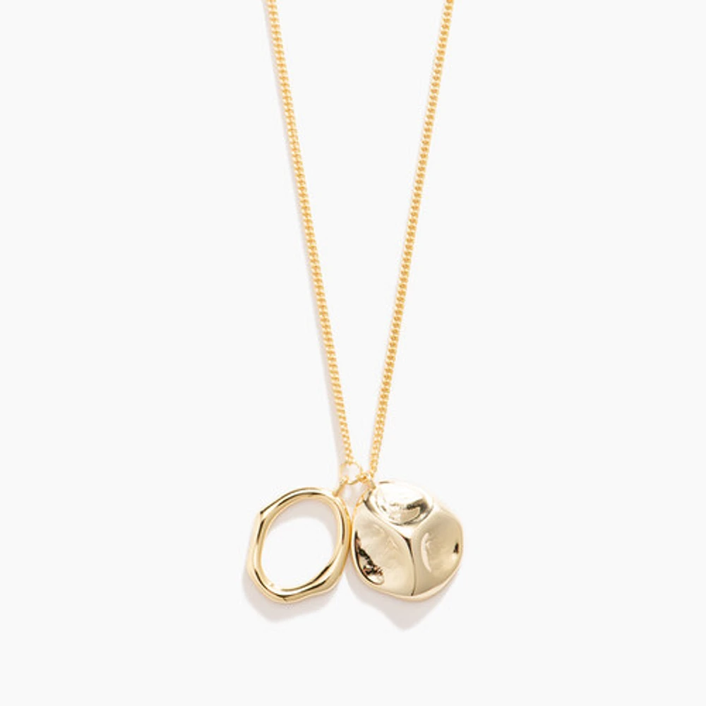 Gold Turtle Shell Necklace