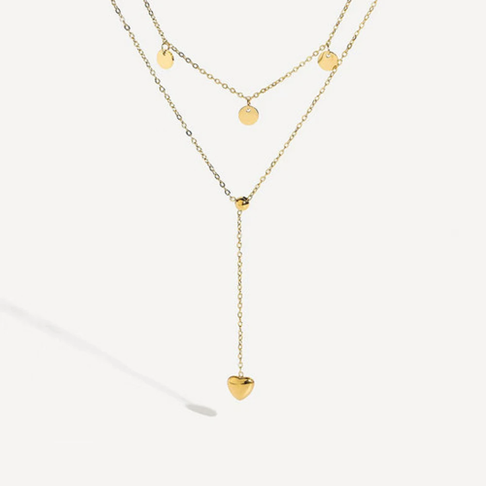 Dotted Dual Layer Necklace