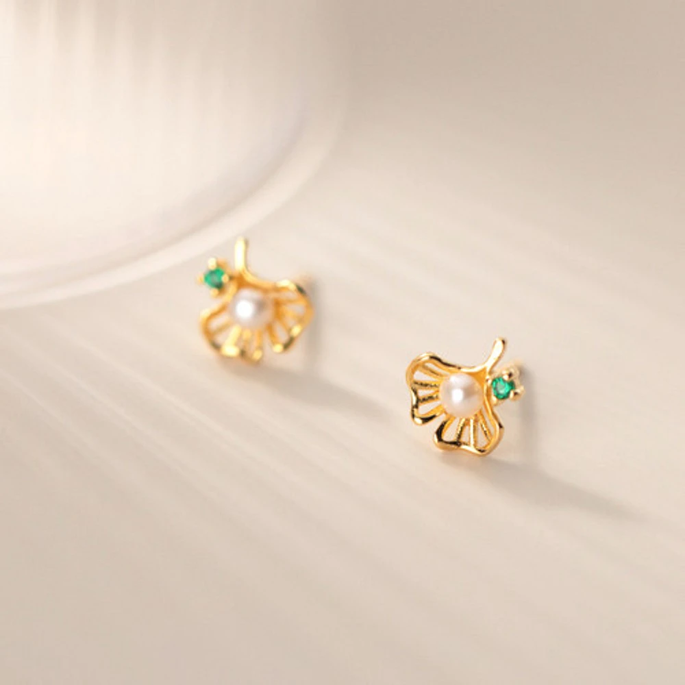 Ginko Biloba Studs