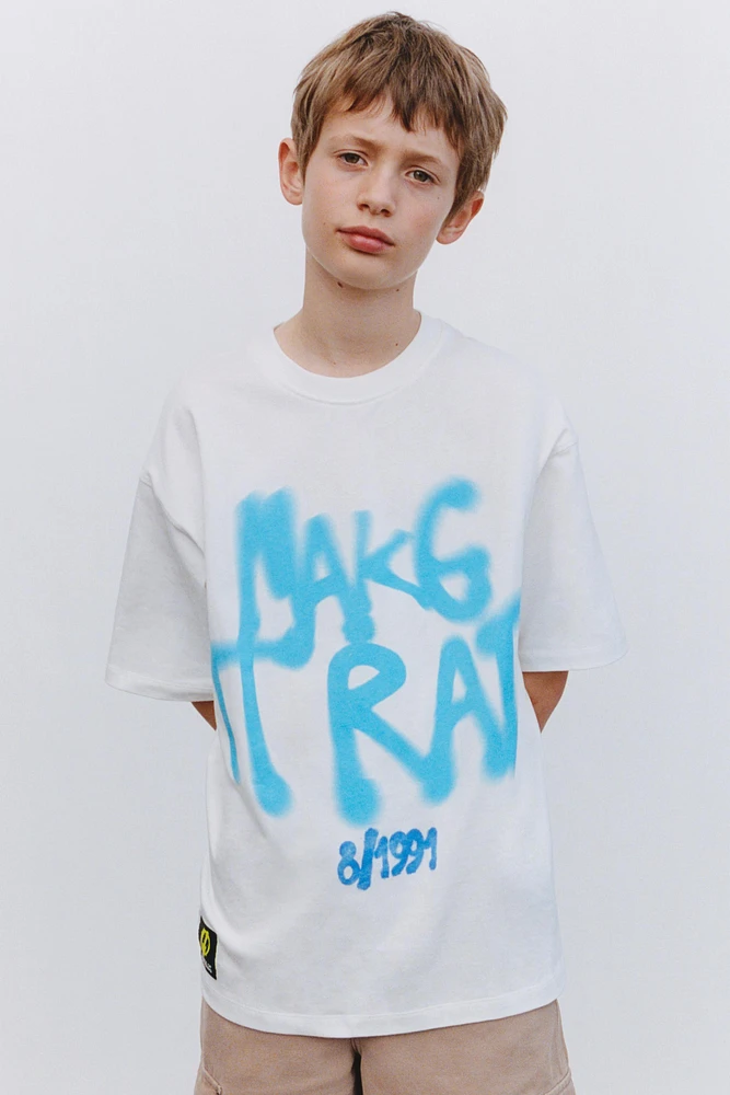 LABEL PRINT T-SHIRT