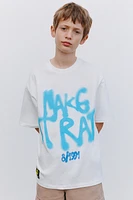 LABEL PRINT T-SHIRT