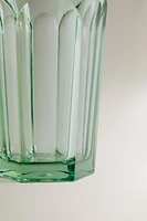 VERRE ACRYLIQUE MARTELÉ COLORÉ