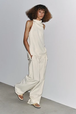 ZW COLLECTION FLOWY HALTER TOP