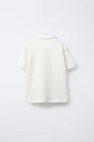 CHEMISE BRODÉE AVEC LACET