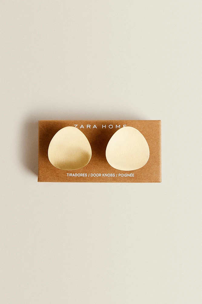 LOT BOUTONS DE PORTE LAITON (LOT DE 2)