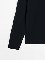 Pull en maille légère 100 % cachemire