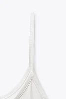 POLYAMIDE SPAGHETTI STRAP CAMISOLE