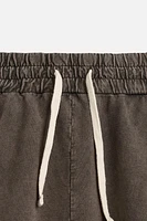 BERMUDA RELAXED FIT DÉLAVÉ
