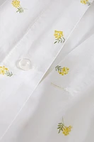 MIMOSA PRINT COTTON FLAT SHEET