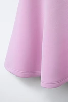 CONTRAST COLLAR TECHNICAL DRESS