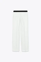 PANTALON TAILLE COMBINÉE