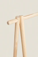 WOODEN CLOTHES RACK