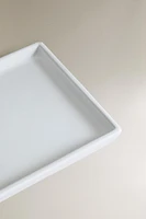 PLATEAU SALLE DE BAIN FAÏENCE BLANCHE