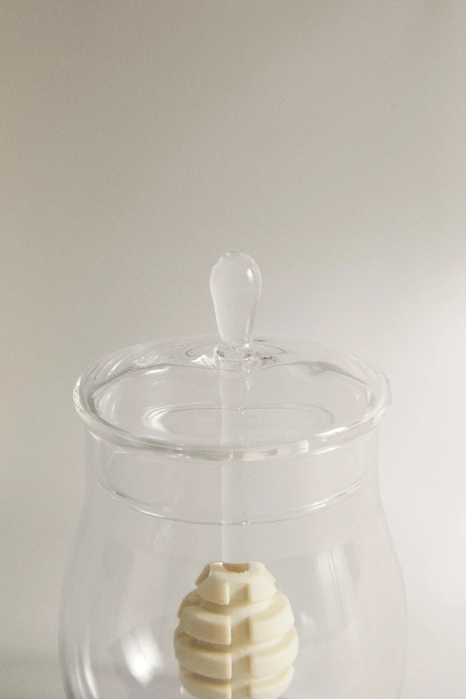 POT À MIEL BOROSILICATE COUVERCLE